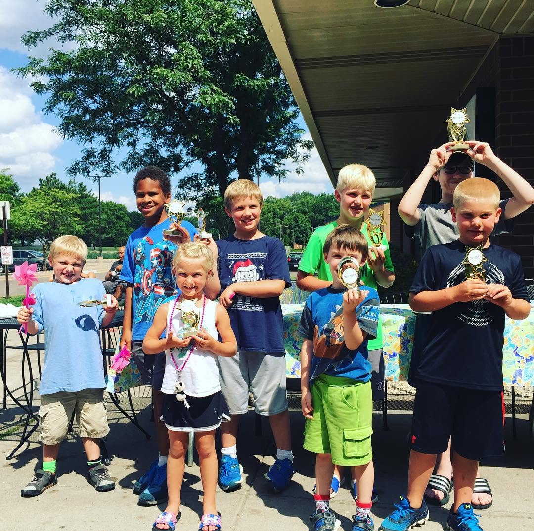 Scoops serving ice cream at a school and community event in Bloomington, MN